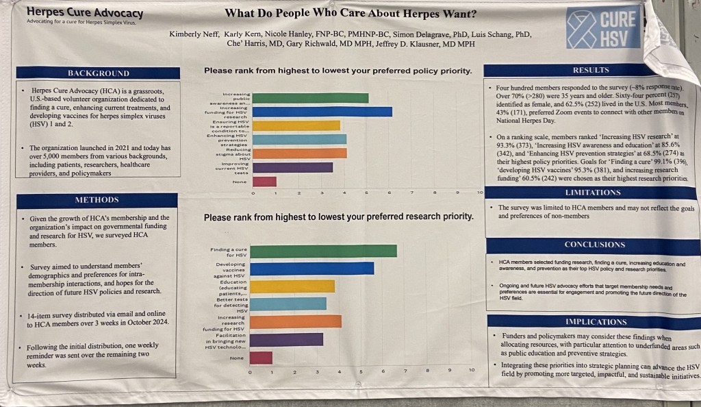 Herpes Cure Advocacy Attends the 2025 STI & HIV World Congress